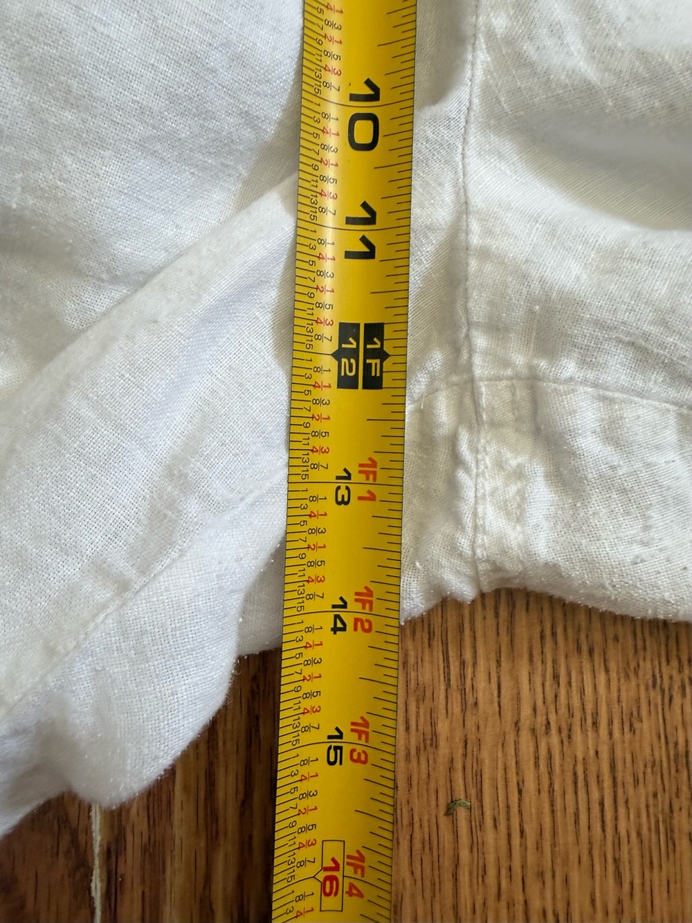Athleta Cabo Linen Jogger Pants Size 16 White Pull On Drawstring Waist - Picture 10 of 12